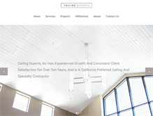 Tablet Screenshot of ceilingexpertsinc.com